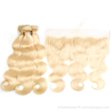 Body Wave Human Hair Bundle Hd Lace Closure Set Extensions Cheap Wholesale 8a Brazilian Cuticle Aligned Virgin Hair Weave